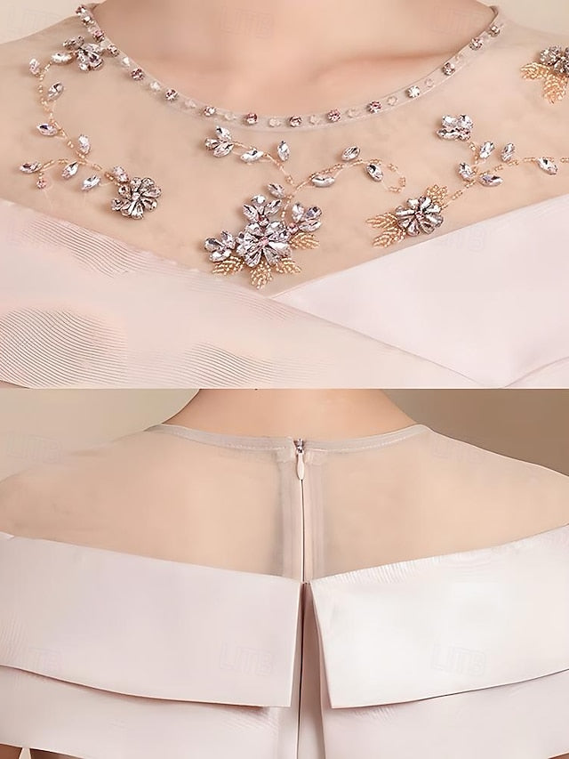 of Elegant Bride Length Crew Vintage Tea Dress the Simple Mother