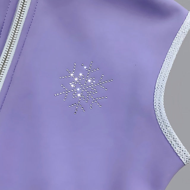 Figure Skating Fleece Jacket Figure Skating Jacket with Pants