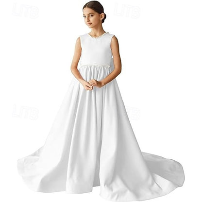 Dress First Girls' Flower Girl Party Communion