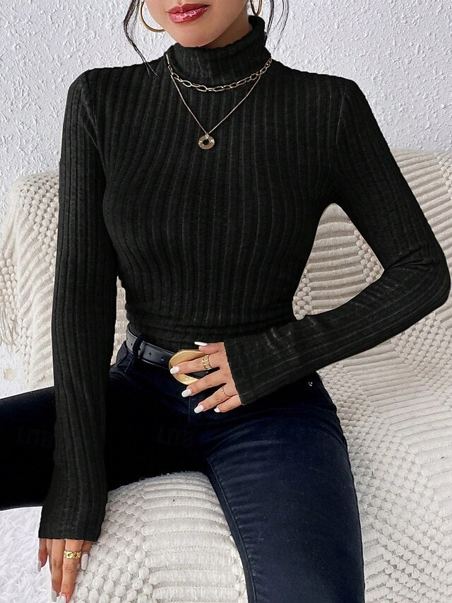 Women's Blouse Ruched Buttons Solid Color Stylish Casual