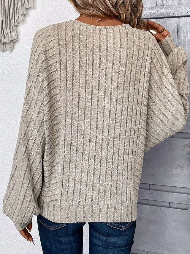 Top Women's Color Fashion Tee Solid Classic T Stylish Shirt