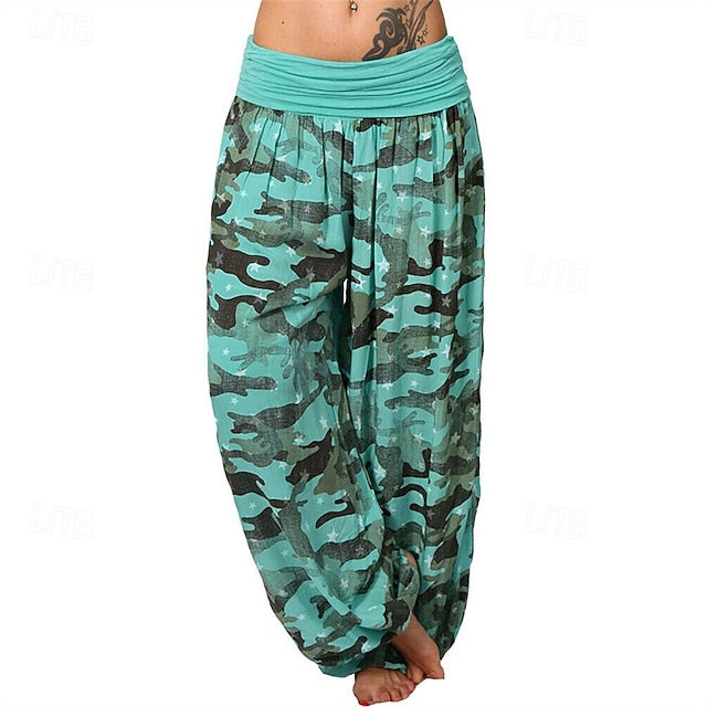 Women's Pants Trousers Palazzo Pants Fashion Boho Full