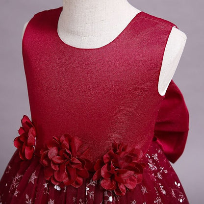 Party Flower Kids Line Girls' Little Wedding Dress A