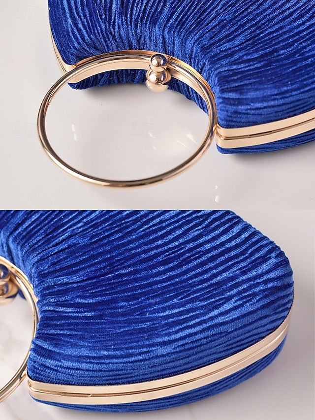 Party Elegant Christmas – Women's Handbag Velvet Red