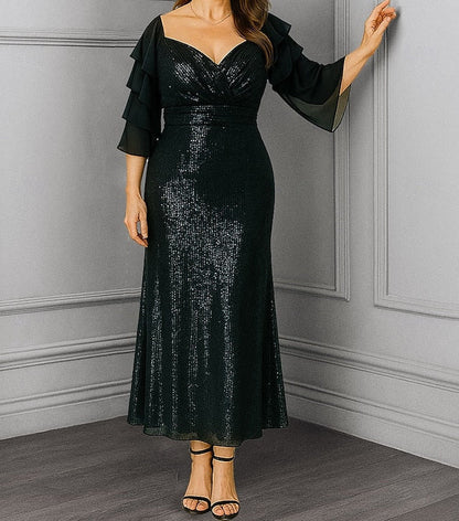 of Column Dress / the Bride Mother Sheath Plus Sparkle Size