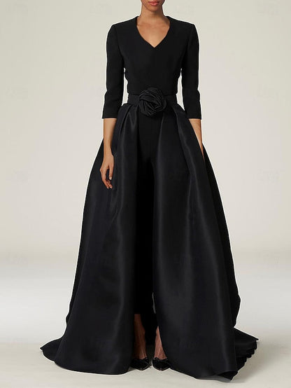 Jumpsuit the Bride Elegant of Overskirt Mother With Dress Simple