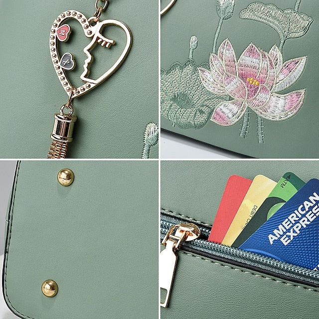 Bag PU Crossbody Handbag Women's Shoulder Boston