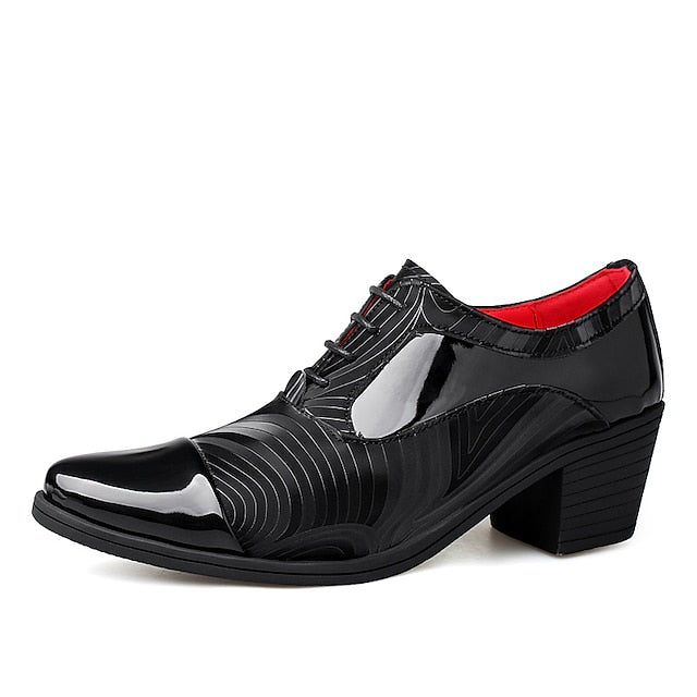 Men's Leather Formal Lace-Up Patent – Shoes Stylish