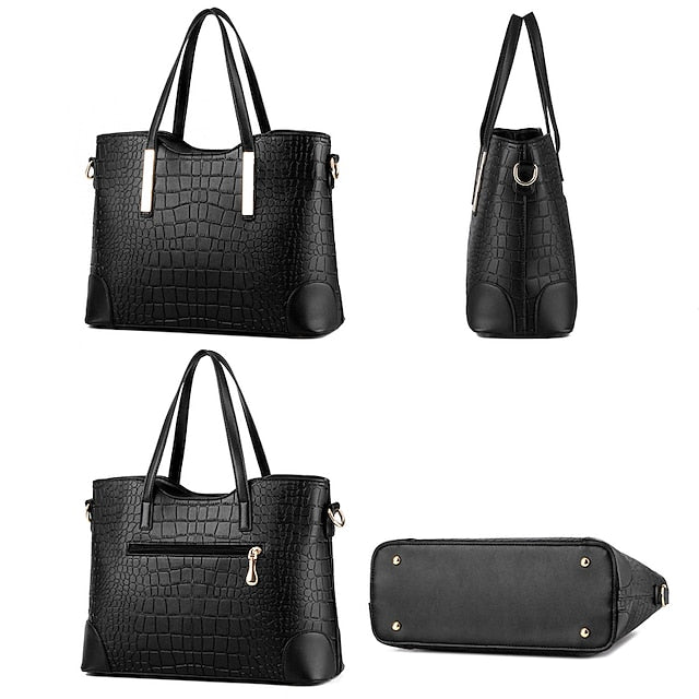 Boston Shoulder Bag PU Handbag Women's Crossbody