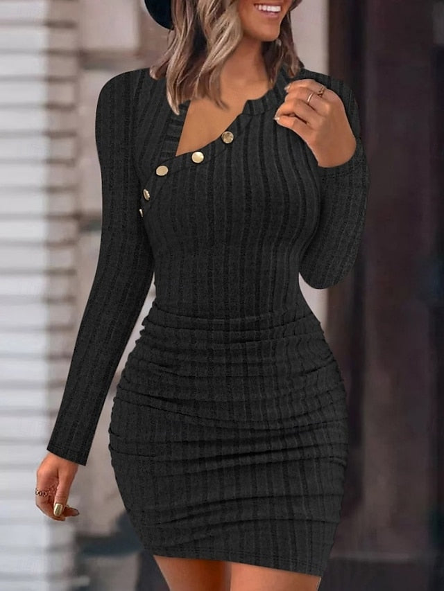 Women's Mini Dress Sheath Dress Bodycon Dress Casual Daily