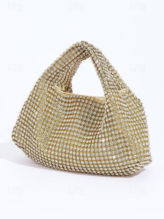 Women's Sparkling Evening – Handbag Silver Rhinestone