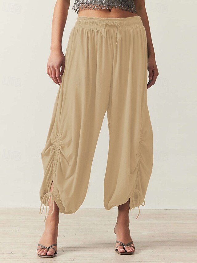 Women's Chinos Bloomers Vacation Streetwear Casual Full