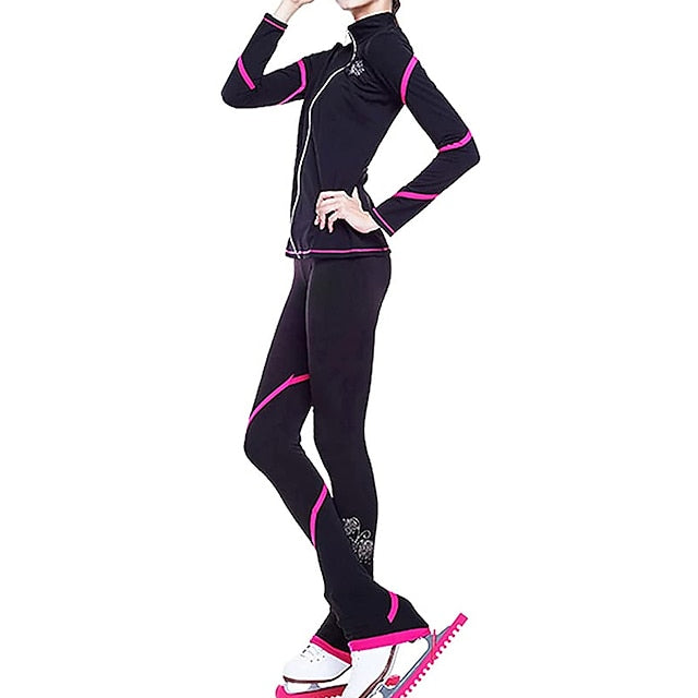 Figure Skating Jacket with Pants Women's Girls' Ice