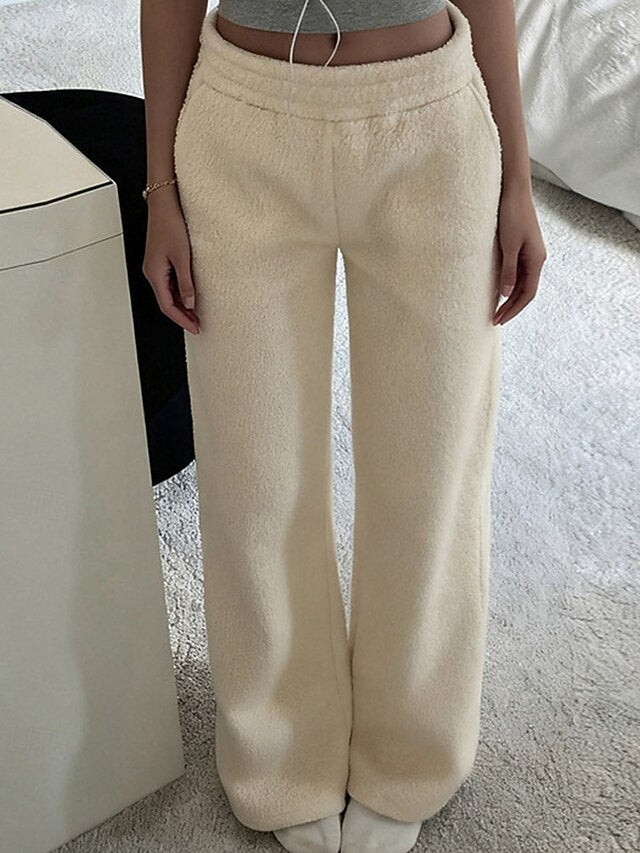 Women's Pants Trousers Elegant Fashion Casual Full Length