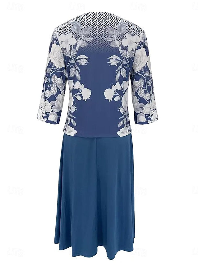 Women's Mini Dress Elegant Skirt Sets Skirt 3/4 Length