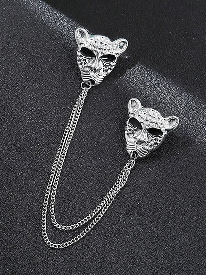 Christmas Men's with Brooch Lapel Deer Pin