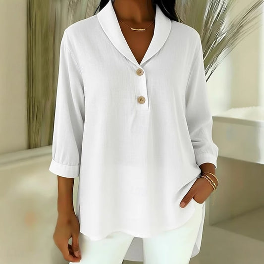 Women's Popover Shirt Summer Shirt Casual Shirt Blouse