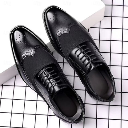 Brown Oxford Men's Shoes Green and – Wingtip in Two-Tone