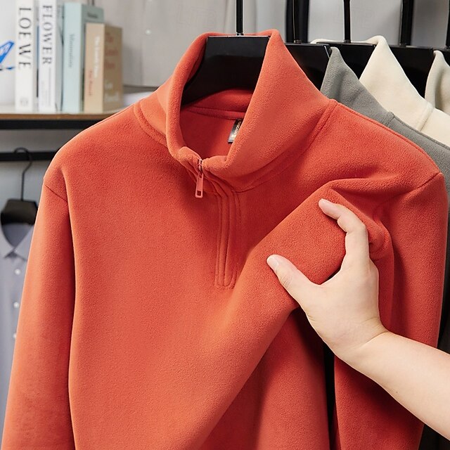 Women's Zip Up Top Polar Fleece Sweatshirt Long Sleeve Top
