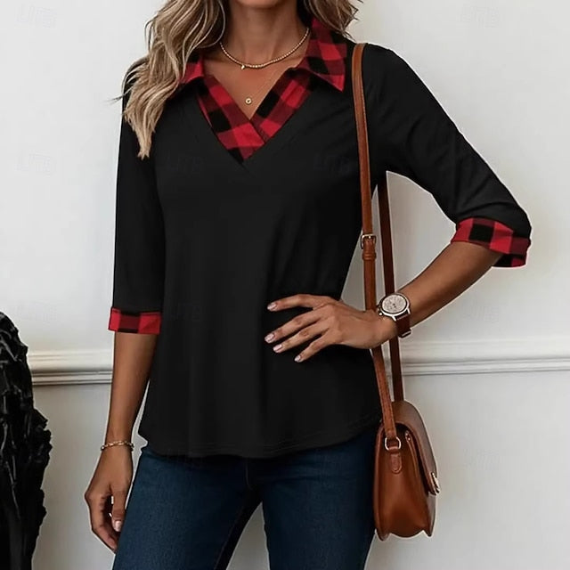 Women's Shirt Casual Shirt Fringe Pullover Graphic Striped
