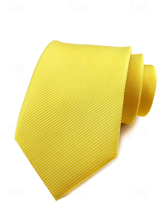 satin Men's tie striped