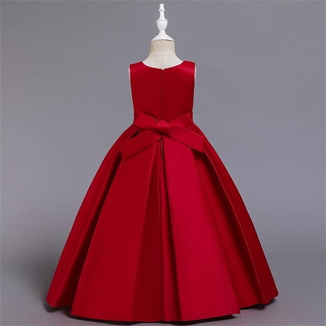 Girl Flower Girls' Evening Party Dress Gown