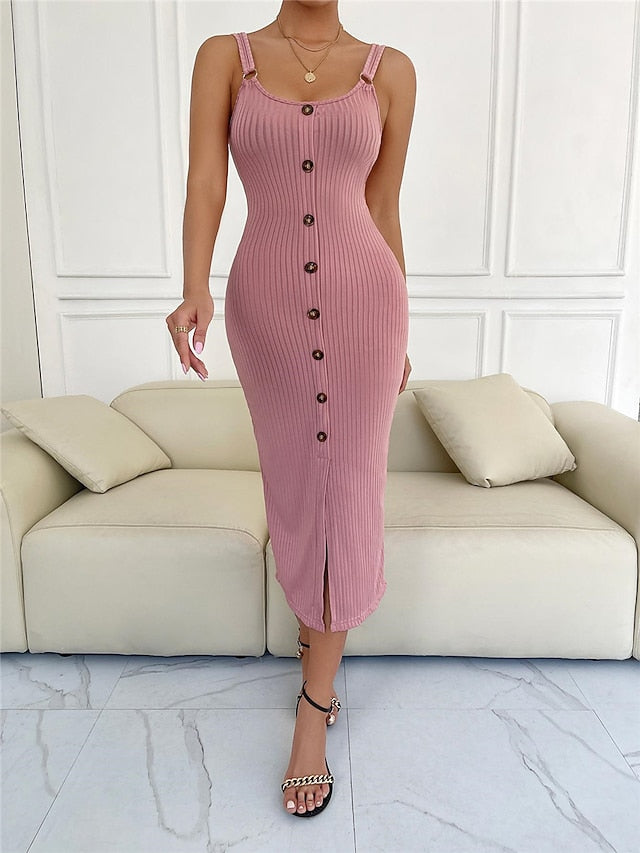 Women's Sweater Dress Jumper Dress Casual Dress Midi Dress