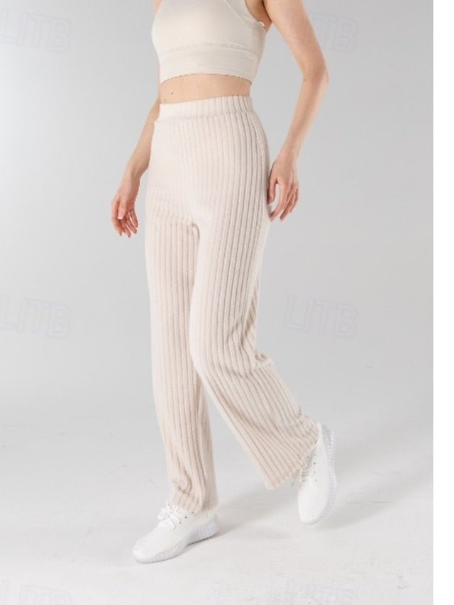 Women's EU / US Size Bell Bottom Casual Full Length High