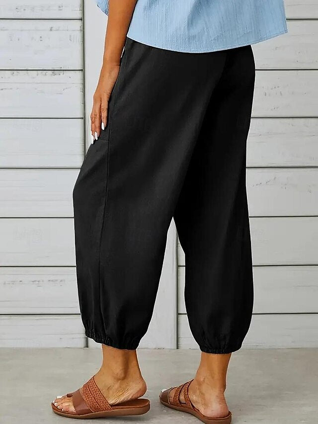 Women's EU / US Size Relaxed Harem Pants Casual Harlem
