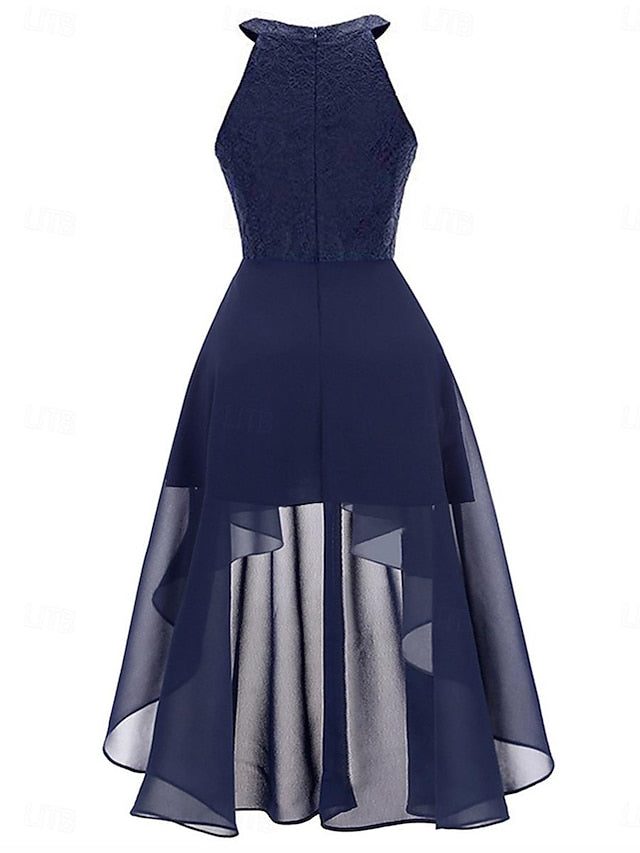 Women's Midi Dress Chiffon Dress A Line Dress Elegant