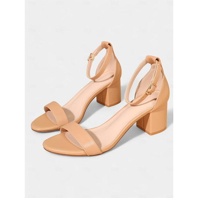 Gold Ankle Heel Sandals with Women's Block Stylish Glitter