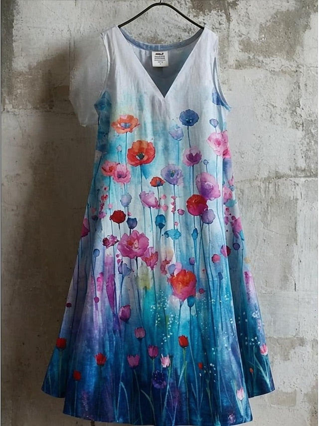 Women's Mini Dress Sundress Vacation Party Casual Outdoor