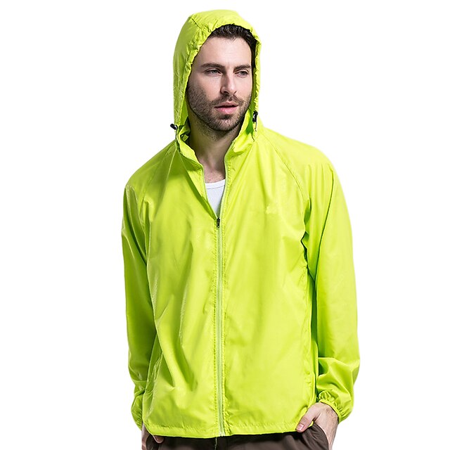 Women's Men's Waterproof Hiking Raincoat UPF 50+ UV