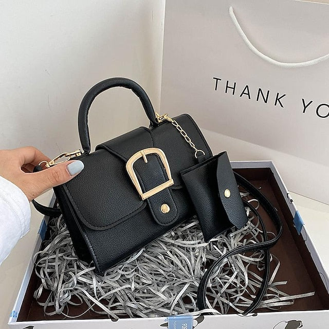 Daily Handbag Leather Women's PU Crossbody Bag Durable