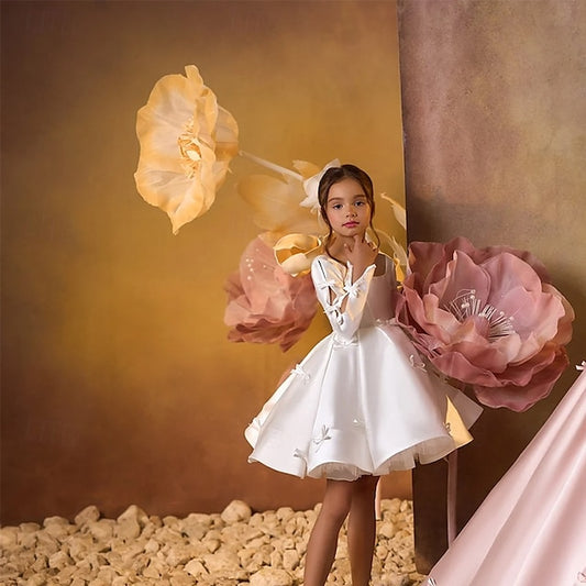 Dress Flower Girl Girls' Party Kids First Communion