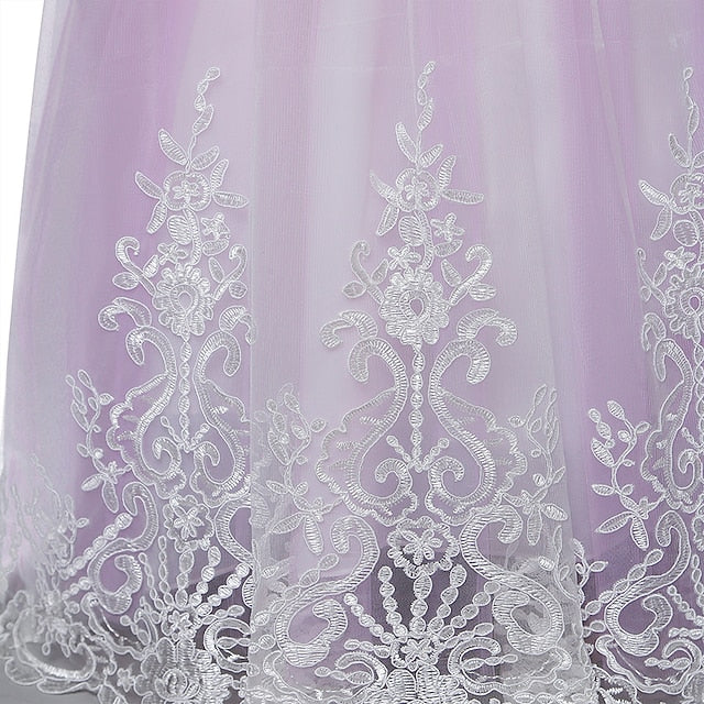 Sleeveless Kids Girl Girls' Dress Flower Wedding