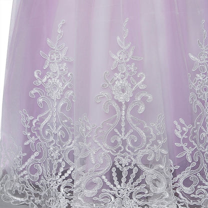 Sleeveless Kids Girl Girls' Dress Flower Wedding