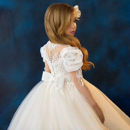 First Dress Flower Kids Girl Girls' Party Communion