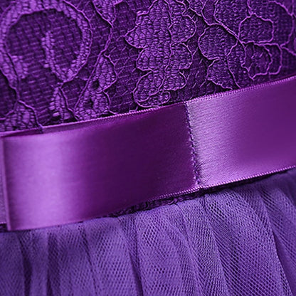 Dress Girls' Gown Girl Flower Party Evening