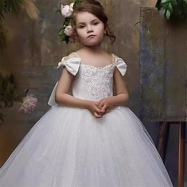 Princess Kid's Flower Girls' Dress Girl