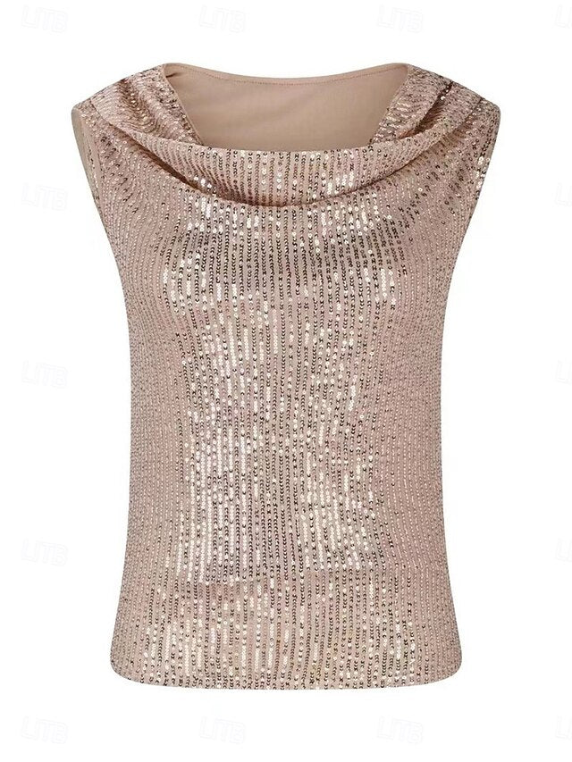 Women's Sequin Sparkly Party Glitter Sequins Solid Color