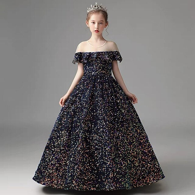 Evening Gown Flower Dress Girl Party Girls'