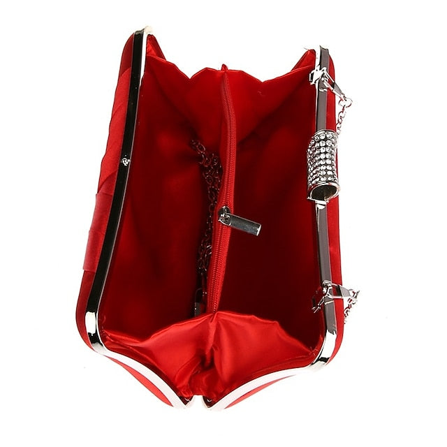 Bags Leather Party Wedding Event PU Women's / Silk Clutch