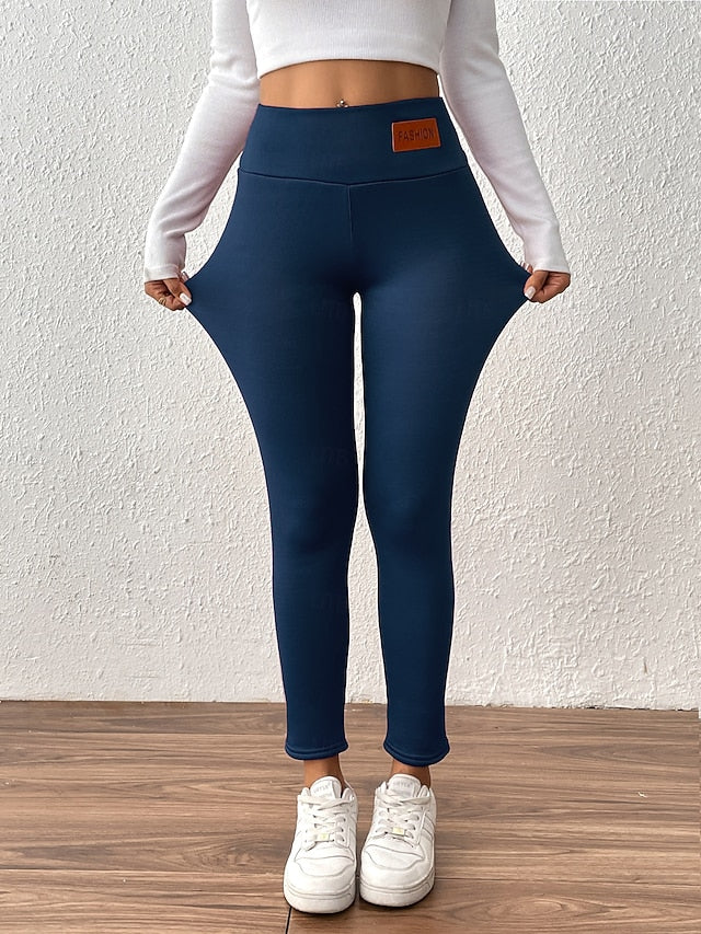 Women's Fleece Pants Leggings Vacation Fashion Streetwear