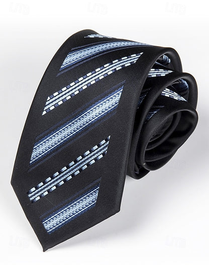 Narrow - 6cm Tie Pattern Positioning Stripe Men's