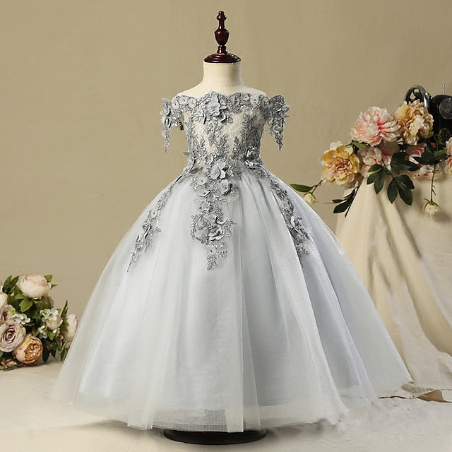 Princess Flower Girls' Dress Girl Party