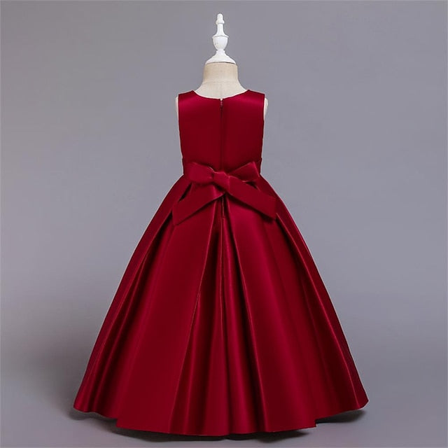 Girl Flower Girls' Evening Party Dress Gown