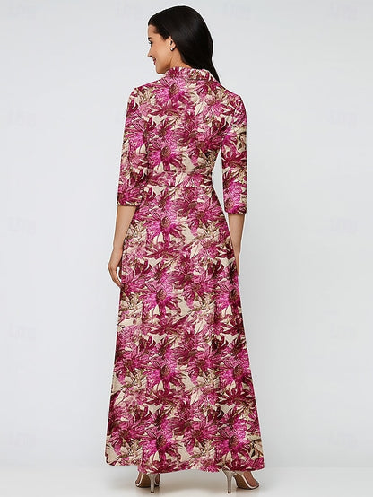 Bride Brocade the A-Line Elegant Mother Gown of Evening Jacquard