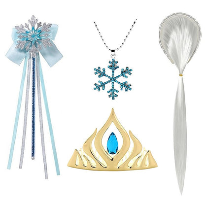 Dress Fairytale Flower Frozen Princess Girl Vacation Elsa