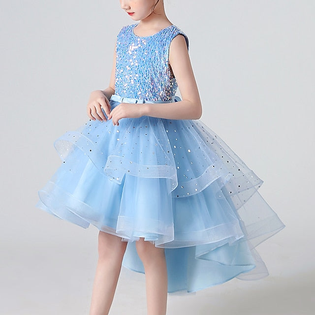 Dress Girls' Princess Flower Party Girl